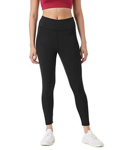 Image of PUMP'D Women's Stretchable Leggings -Two Deep Side Pockets, Ankle Length, Lightweight, Anti-Odor, Squat Proof, Dry Tech, Ultra Soft Seams