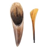 NOLITOY Ox Horn Massage Scrape Board Face Body Scraper Compact Design Wear-Resistant Reusable Present for Friends