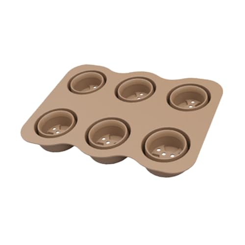 COLLBATH Silicone Starter Tray 6-Cell Seed Germination Tray for Small