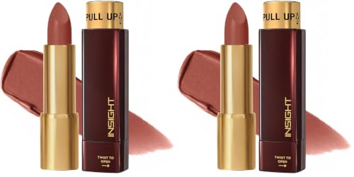 Image of INSIGHT Cosmetics Blur Rouge Lipstick - Long Lasting | Matte Finish | Non-Transfer | Lightweight & Non-Sticky | One-Swipe Pigment (Million Mood) - 4.2g (Pack of 2)