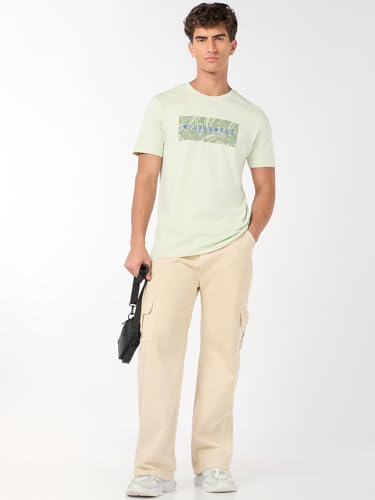 Image of Bewakoof Men's Printed Cotton T-Shirt