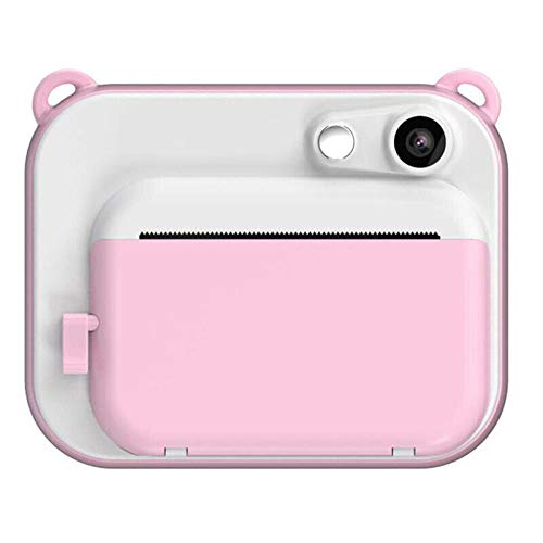Appareil Photo pour Enfants Mini Caméra Appareil Photo Numérique À Impression Instantanée, Appareil Photo pour Enfants À Impression Couleur, Cadeau pour Enfants-Rose