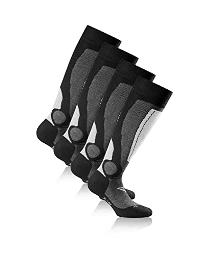 Calcetines de esquí cálidos Rohner en pack de 2 para hombre y mujer talla 43-46