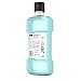 Listerine Cool Mint Alcohol Free Mouthwash, Bad Breath Germ Killing, Bad Breath Treatment Oral Rinse for Adults; Cool Mint Flavor, 500 mL, 6 Pack