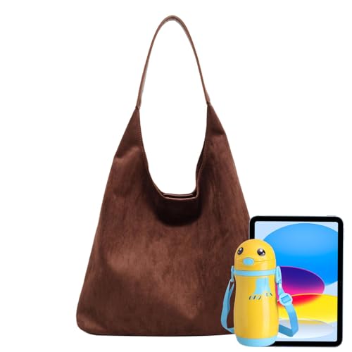 [Mlllokfki] Functional Winter Tote Bag, Lightweight College Hand Bag, Chic Leisure Work Tote, Practical Travel Purse, Fashionabl