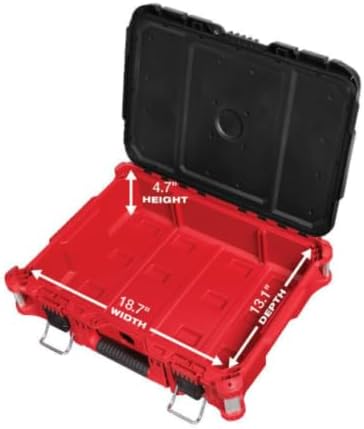 Miniatura 5 de Tool Box for Milwaukee Tool Packout Polymer durable Tool Box 22 in 75 lb Capacity Impact Resistant