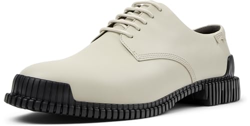 Camper Pix K201851 chaussures Blucher pour femme en cuir noir élégant