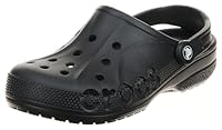crocs Baya Blk 10126-001, Unisex - Erwachsene Clogs & Pantoletten, Schwarz (Black 001), EU 37/38