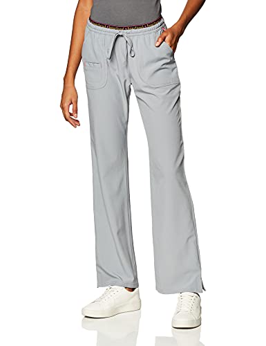 HeartSoul Women's Break On Through Heart Breaker Low Rise Drawstring Pant, Grey, Large