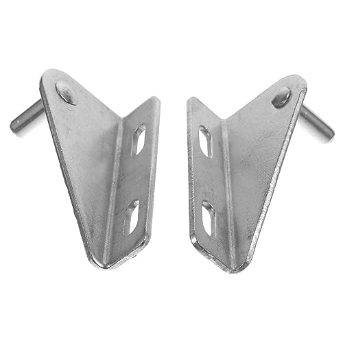 Ciieeo 2 Piezas Inoxidable Refrigerador Bisagras de Congelador Profesional Accesorios de Frigorífico Soporte Resistente y Duradero Compatible con Congeladores y Frigoríficos