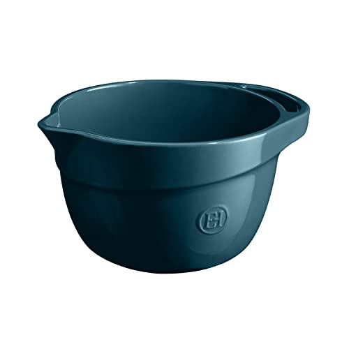 Tazón mediano para mezclar Emile Henry Blue Flame 3.7 Quart miniatura 1