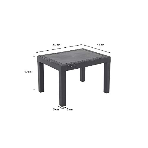 ECD Germany Set 3 Mobili da Giardino 2 Posti Set