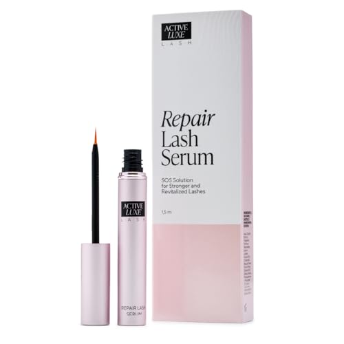 Active Luxe Repair Lash Serum – Serum Pestañas para Cuidado y Fortalecimiento de Pestañas Naturales – Sin Hormonas, con Péptidos, para Ojos Sensibles – 1,5 ml