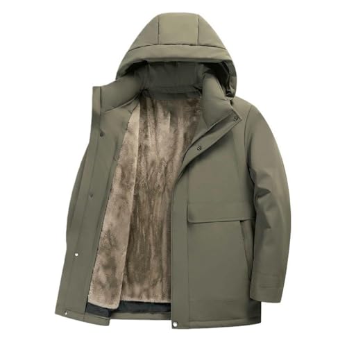 Veste matelassée de travail chaude et modulable pour homme actif d'âge moyen style décontracté
