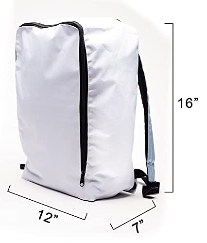 Image of Jokari Washable Reusable Draw Your Own Design Backpack Cover with Straps. Use Any Washable Markers to Customize a Bookbag. Washing Machine Safe for Unlimited Decorating and Coloring Fun