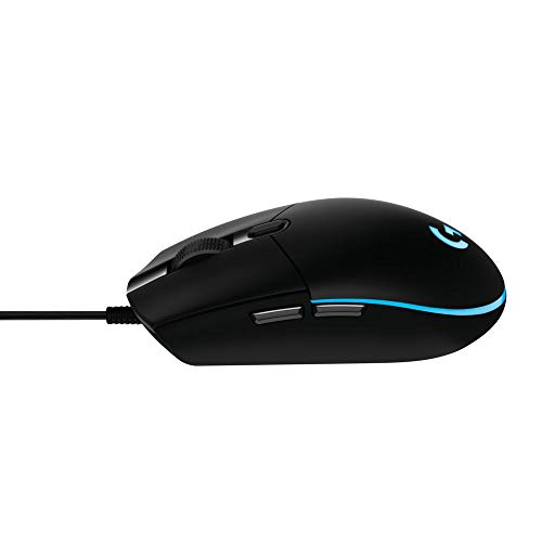 Logitech G102 Prodigy Mouse Gaming, 6000 DPI, RGB, Compatibile con PC e Mac, Nero
