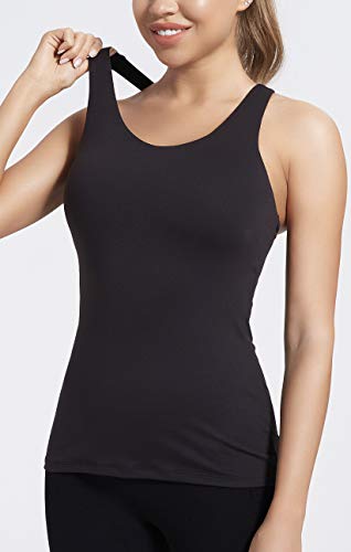 Image of RUNNING GIRL Sports Bras for Women,Padded Strappy Sports Bras Criss-Cross Back Medium Support Sports Bras with Removable Cups