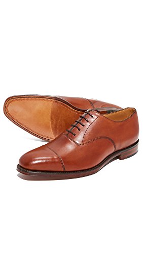 Loake 1880 Men's Aldwych Cap Toe Oxfords, Mahogany, Brown, Tan, 9.5 M Uk #TOP4