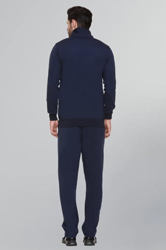 Image of GODFREY Zipper Track Suit For Man Winter Wear High Neck Cotton Tracksuit- Co ords For Men Regular Fit
