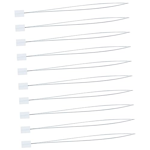 Homoyoyo Herramienta Para Enhebrar Agujas De 20 Cm, 10 Piezas Blancas, Compatible Varios Tamaños De Hilo y Adecuado Para Trabajos Manuales