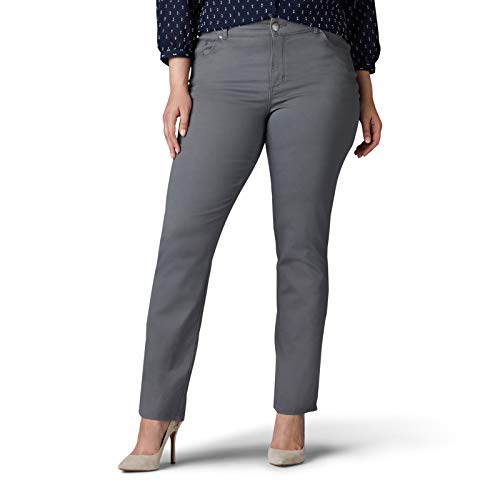 Image of Lee Women's Plus-Size Relaxed Fit Straight-Leg Jean