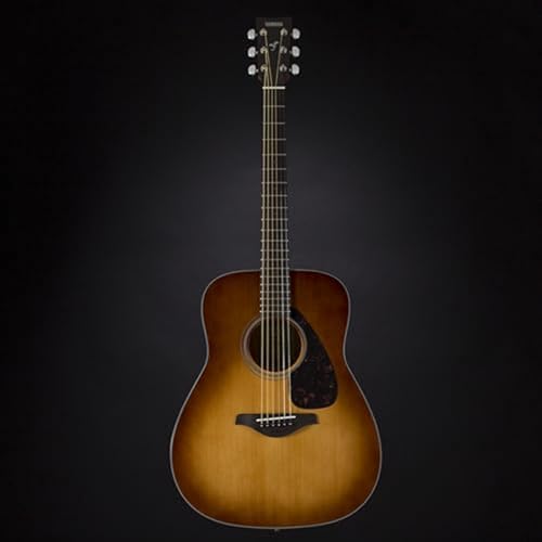 Image of YAMAHA FG800 Sand Burst 6-String Dreadnought Acoustic Guitar, Solid Spruce Top, Scalloped Bracing, Nato /Okoume Back & Sides, Right-Handed Guitar for Practice & Performance