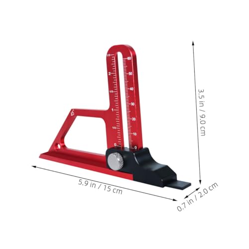 Scie à table et menuiserie optimisées par cette jauge de hauteur réglable en aluminium - 3