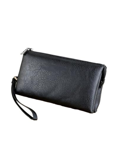 Bolso de mano para hombre portátil y bolso de gran capacidad para negocios elegantes