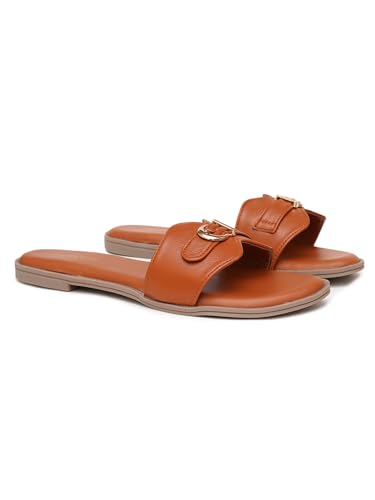 Image of Women's Oasis Flat Sandal Lightweight & Flexible Comfortable Design Anti-Skid Sole Versatile Style For Girls /Ladies