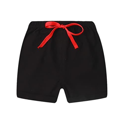 Moonker Athletic Shorts for Baby Boys Solid Color Pull on Sport Cotton Shorts Toddler Boys Stretchy Soft Dark3
