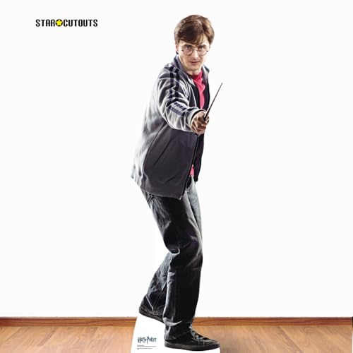 Star Cutouts SC670 Harry Potter Lifesize Cardboard Cutout – Official Wizarding World Display for Parties, Bedrooms & Gifts