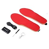 Generic Elektrisch beheizte Einlegesohlen für Damen und Herren, Outdoor-Sportarten, Winter, warm für Schuhe, Stiefel, Heizung, Fußpolster (Color : A, Size : 35 to 40) (A 35 to 40)