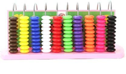 Wooden Abacus 100 Beads for Calculation Shining Beads