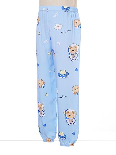 Aislor Boys Girls Summer Lightweight Jogger Harem Pants Cartoon Print Bloomers Beach Casual Trousers Sport Sweatpants4