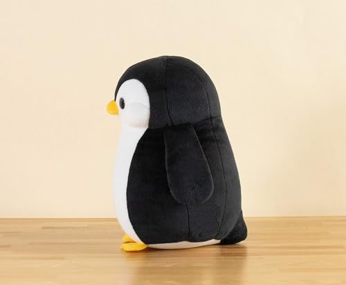 Image of Plush Penguin Toy - Soft & Cuddly Black and White Penguin Soft Cute for Kids, Toddlers & Babies | Huggable Bedtime Toy, Birthday Gift, Nursery Decor, Travel Buddy