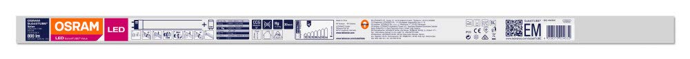 OSRAM SubstiTUBE Value Lote de 10 x Tubo Led G13, Largo 603 mm, 7,60 W, 18 W Equivalente a, 3000 K, 1-Pack, Blanco cálido