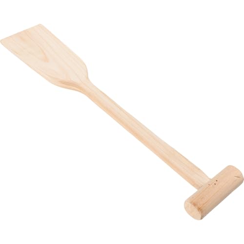 ibasenice Pagaie en Bois Robuste 495 CM X 10 CM X 2 CM pour Bateau à Aubes Rame Légère Unisexe pour Pagayer en Kayak Bateau et Sports Nautiques Joints...