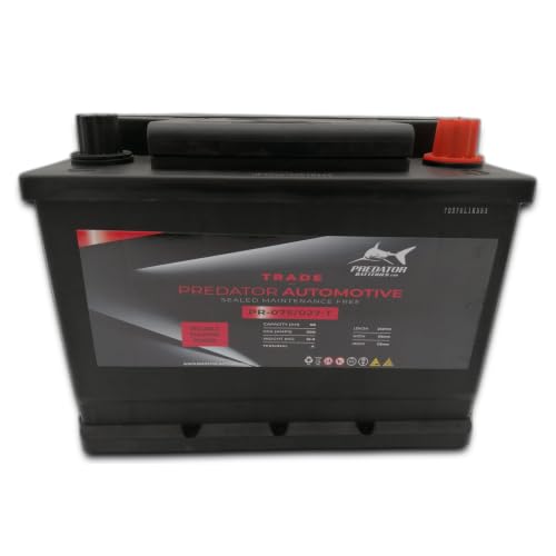 12V 58Ah Car Battery, 500 CCA, Sealed Maintenance Free, Trade Automotive Starting Battery, Type 027, Reliable Starting Power