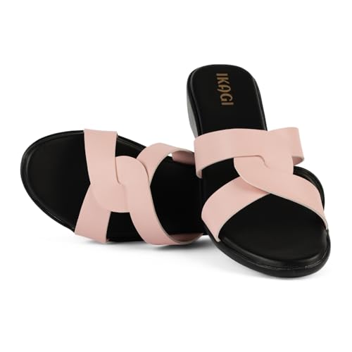 Image of IKAGI Sandal Fashion Wedding Casual Platform Wedges Slip-On Sandals For Womens & Girls