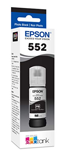 Image of Epson Claria ET Premium T552120 High Capacity Bottle Ink - Photo Black (Pack of 2)