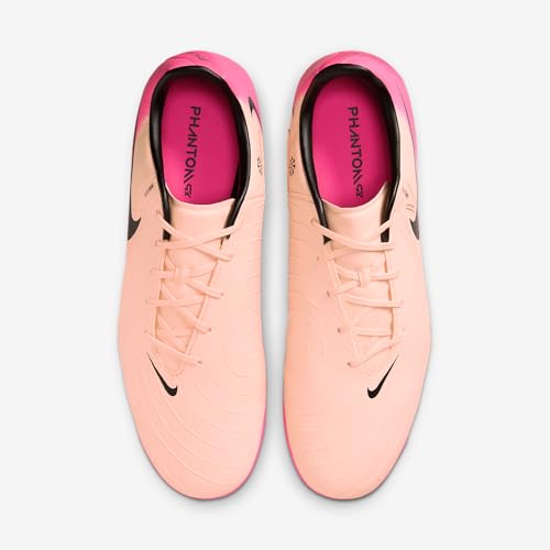 Nike Phantom GX 2 Academy AG Low-Top Soccer Cleats (FJ2552-800, Crimson Tint/Pink Blast/Black)4