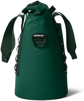 YETI Hopper M15 Portable Soft Cooler with MagShield Access, Black Forest Green — view 7