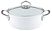 Riess, 0657-033, rondel ze szklaną pokrywką, NOUVELLE, ARCTICWEISS, średnica 20 cm, wysokość 9 cm, pojemność 2 litry, emalia