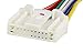 Scosche NN04RB Compatible with 2007-Up Nissan Power/Speaker Connector / Wire Harness for Re-installing the Factory Stereo with Color Coded Wires white XL