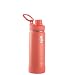 Takeya 51158 Actives Insulated Stainless Steel Water Bottle with Spout Lid, 18 oz, Coral