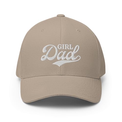 FX Girl Dad Fitted Hat Embroidered Curved Bill Mid Crown Closed-Back Structured Twill Cap2