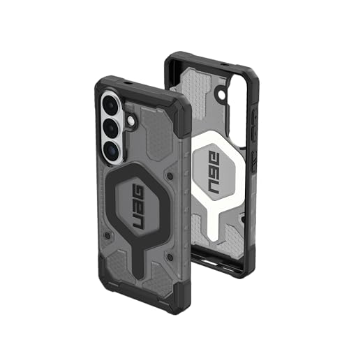 Image of Urban Armor Gear UAG Designed for Galaxy S26 5G Case, Pathfinder Clear - Compatible with Magnetic Charging Transparent Rugged Military Drop Tested Protective Cover - Ash /Black