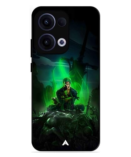 Image of Premium Anime 1 Case for Oppo Reno 13 (Glossy Finish) Soft-Touch Metal TPU Back Cover, Shockproof, Designer, Aesthetic Mobile Phone Case