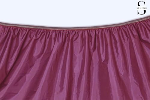Image of SELENO Polyester Waterproof Split AC Service Wash Bag Cover with Drain Outlet | Indoor Unit Service Cover Bag | Ac Service Cleaning Wash Bag Cover Jacket For 1 Ton, 1.5 Ton, 2 Ton AC (Maroon)
