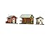 Life-Like Trains HO Scale Building Kits - Trackside Shanties